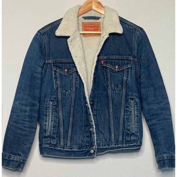Levis Sherpa Jacket Men’s Size Small - Picture 1 of 3